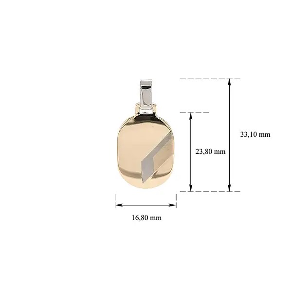 用于雕刻的黄金吊坠板
