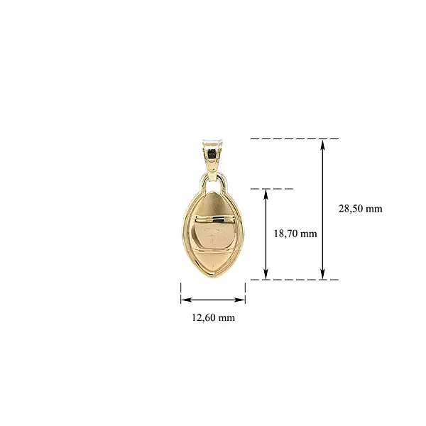 用于雕刻的黄金吊坠板