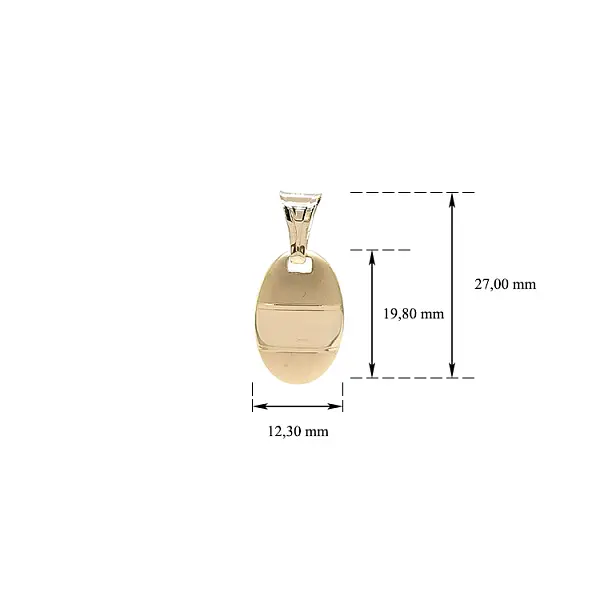用于雕刻的黄金吊坠板