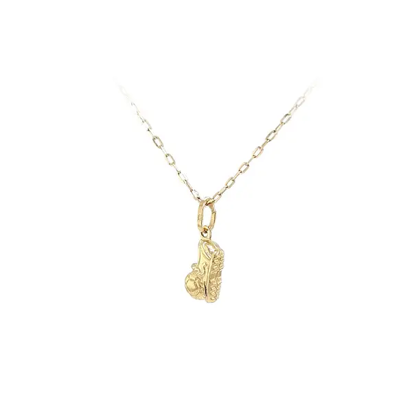 带球足球金吊坠