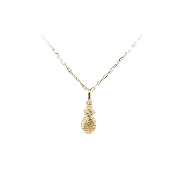 水果菠萝金吊坠