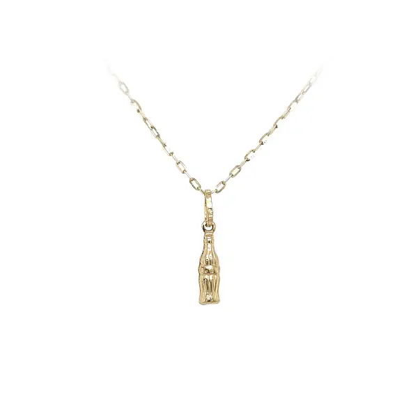 可口可乐黄金吊坠