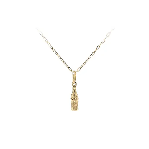 可口可乐黄金吊坠