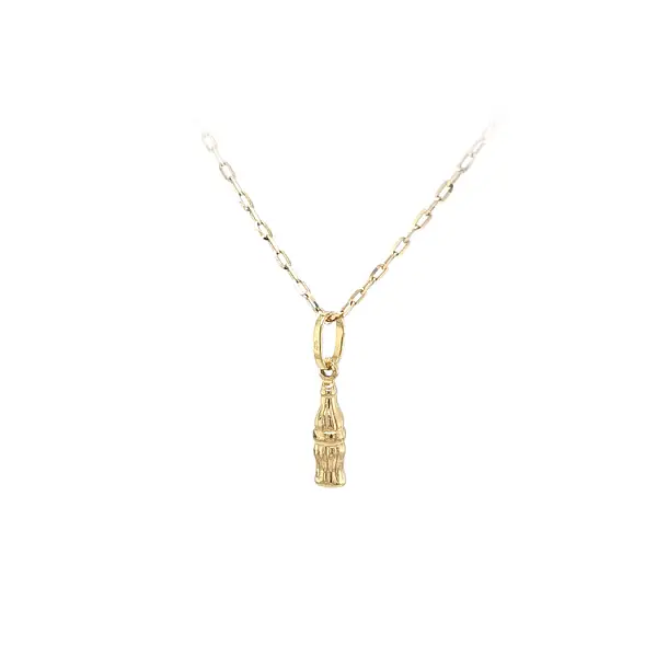 可口可乐黄金吊坠