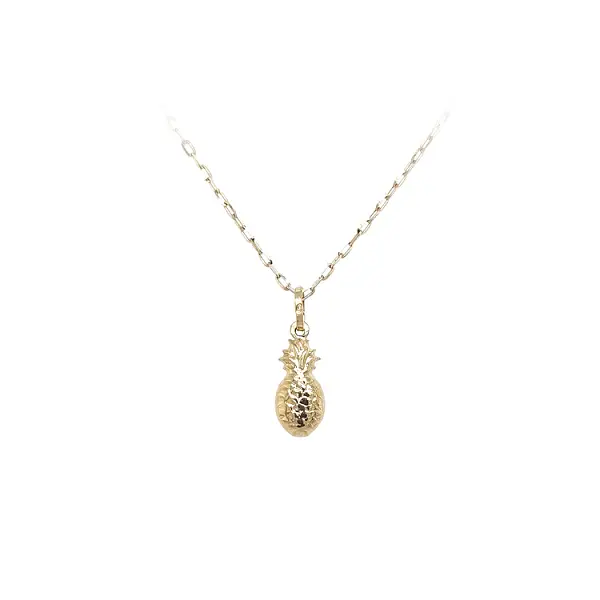 水果菠萝金吊坠