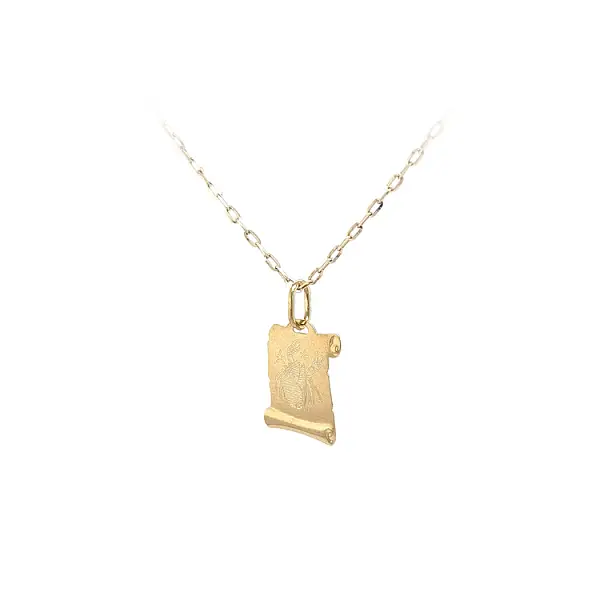 巨蟹星座黄金吊坠