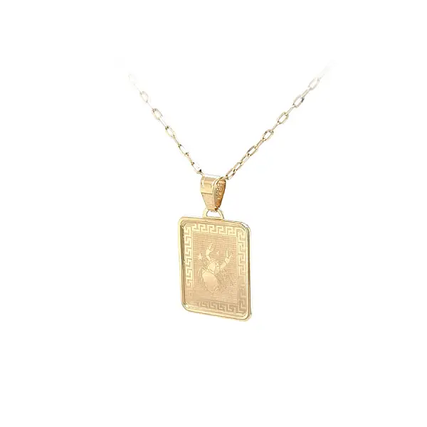 巨蟹星座黄金吊坠