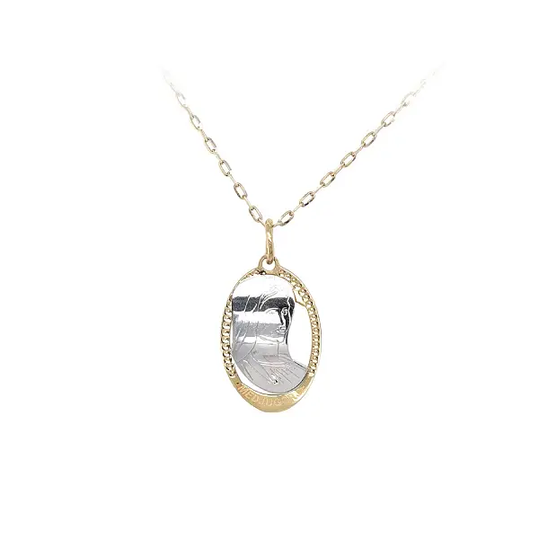 组合金圣母玛利亚吊坠