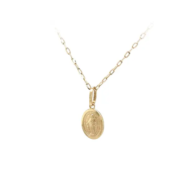 体现信仰、美丽和祝福的圣母玛利亚吊坠