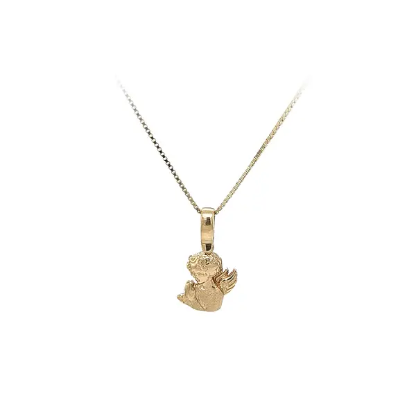天使金吊坠