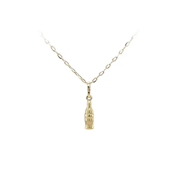 可口可乐黄金吊坠