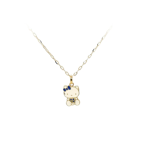 Hello Kitty 黄金吊坠