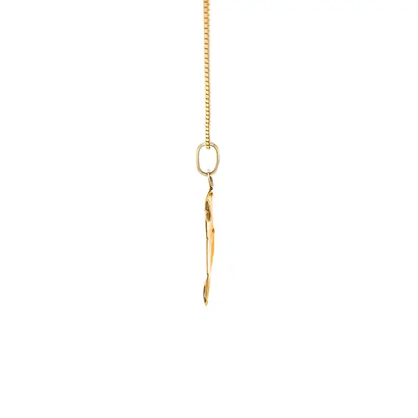 水瓶座黄金吊坠