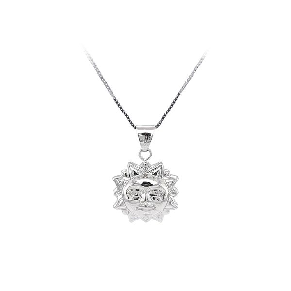 白金太阳吊坠