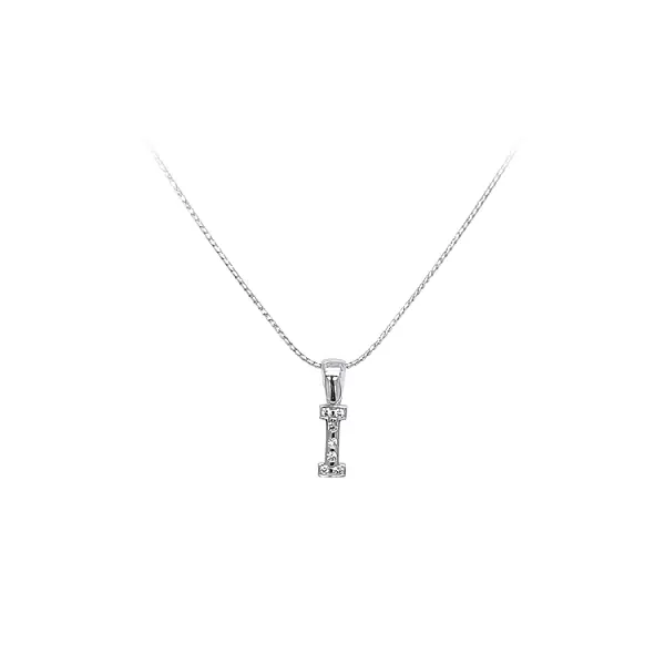 锆石字母 I 吊坠