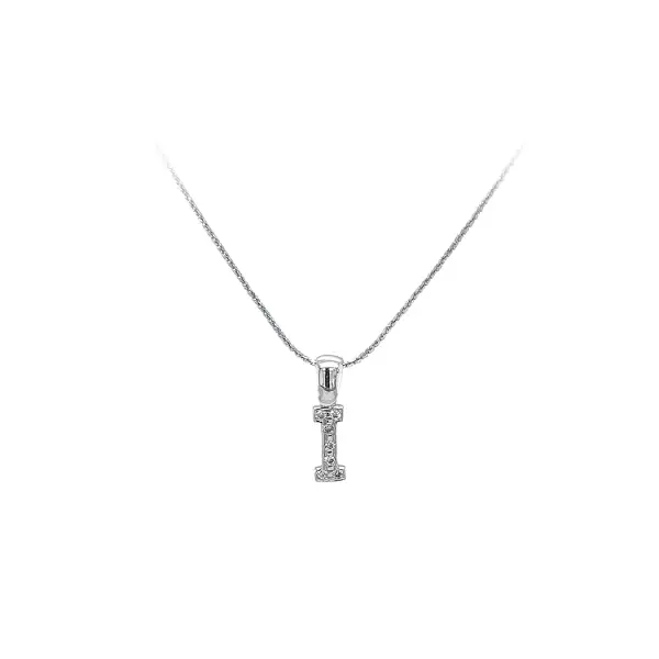 锆石字母 I 吊坠