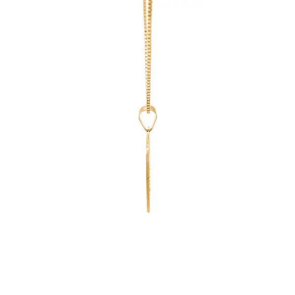 圣母标志黄金吊坠