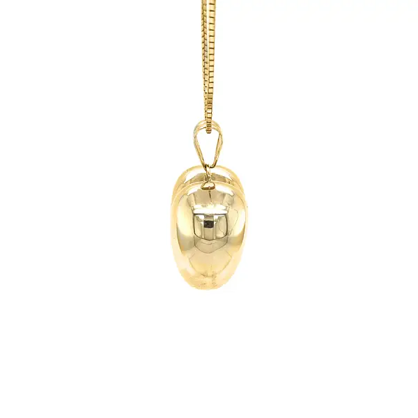 独家黄金心形吊坠