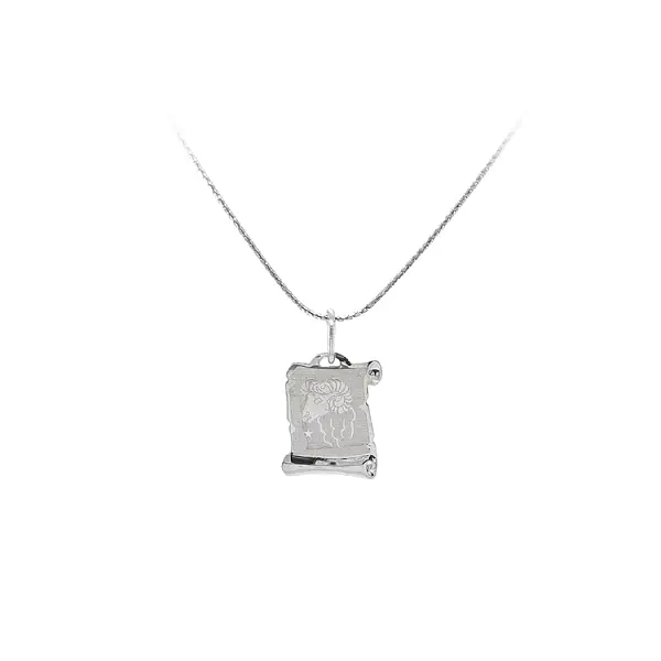 白羊座白金吊坠