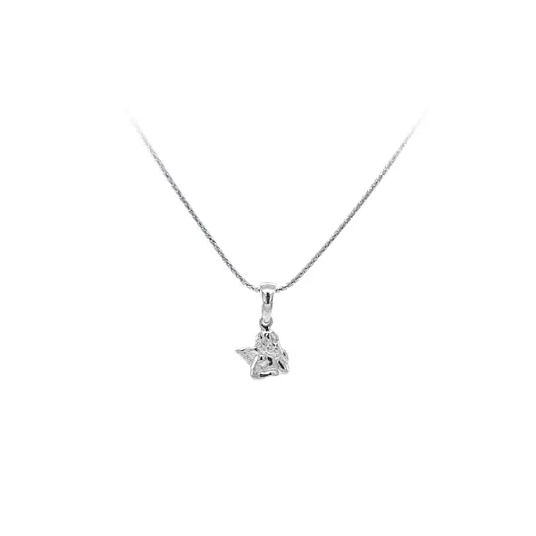 白金天使吊坠