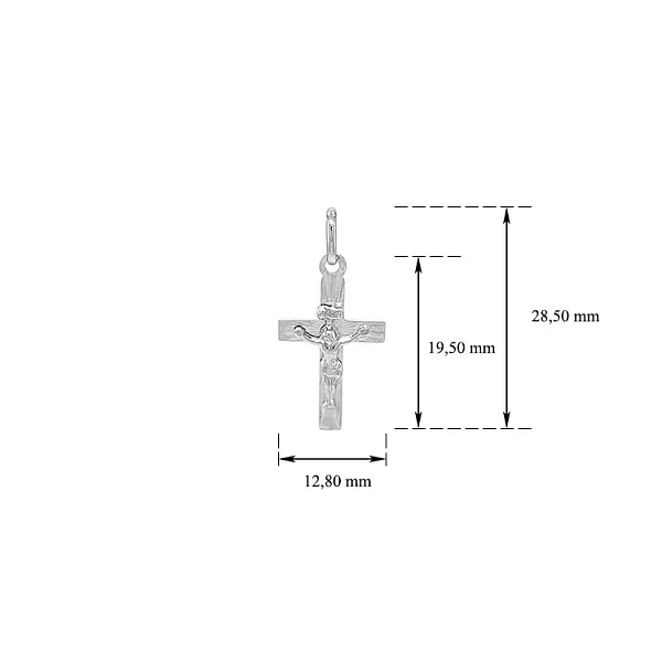 白金耶稣基督十字架