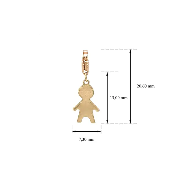 金娃娃手链吊坠