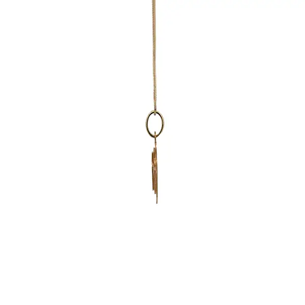 黄金十字架吊坠