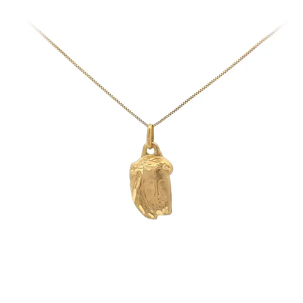耶稣基督黄金吊坠