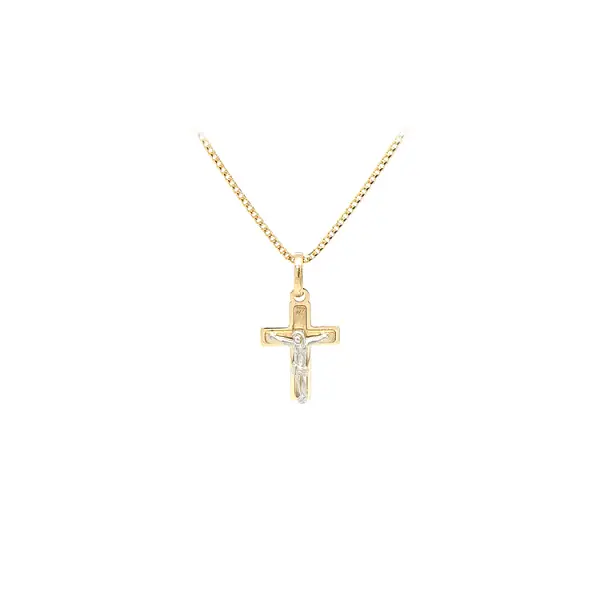 组合金耶稣基督十字架吊坠