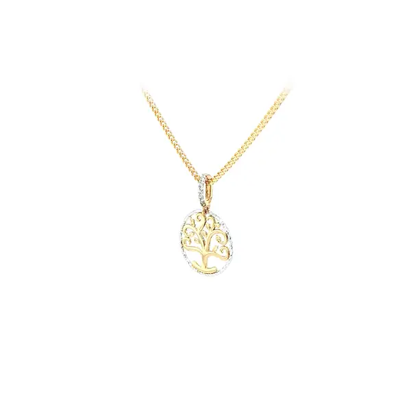 组合金生命之树吊坠