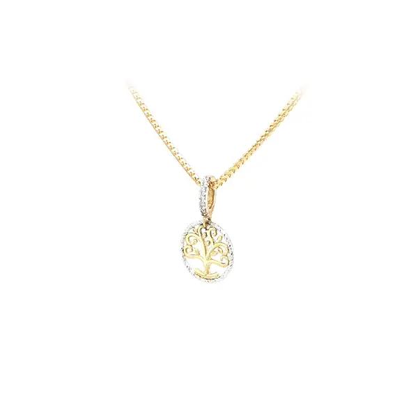 组合金生命之树吊坠