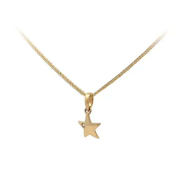 锆石金星吊坠