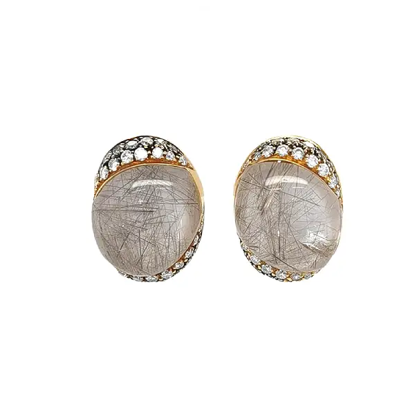 金发维纳斯钻石耳环