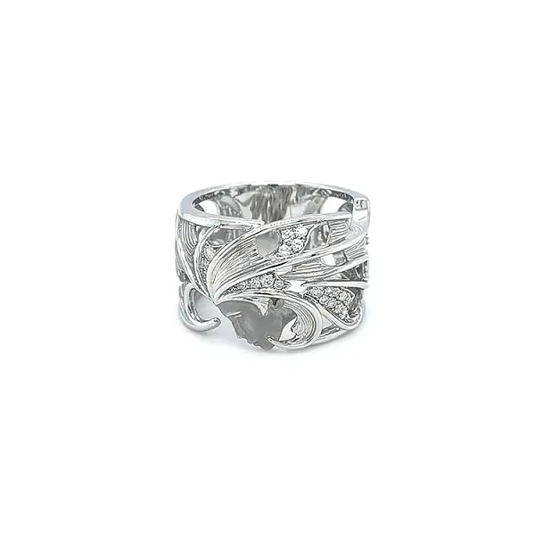 Carrera y Carrera Atlantis Sirena Aire 黄金戒指