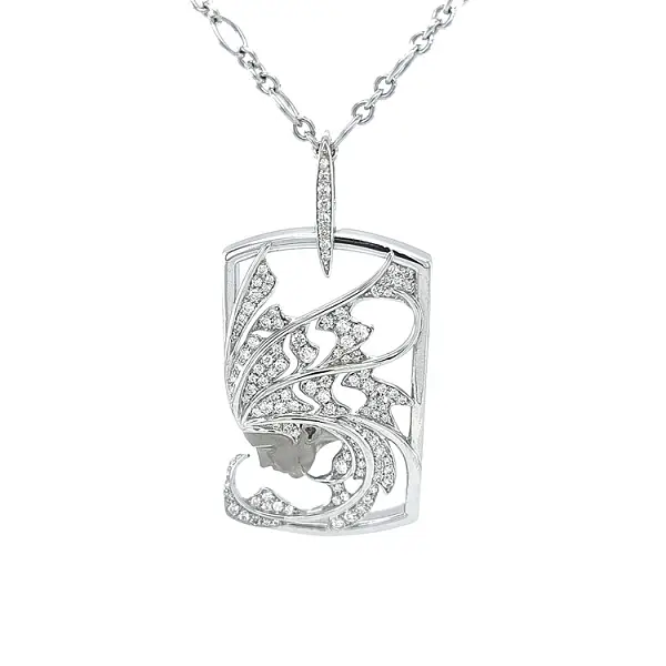 Carrera y Carrera Atlantis Sirena Aire 黄金吊坠