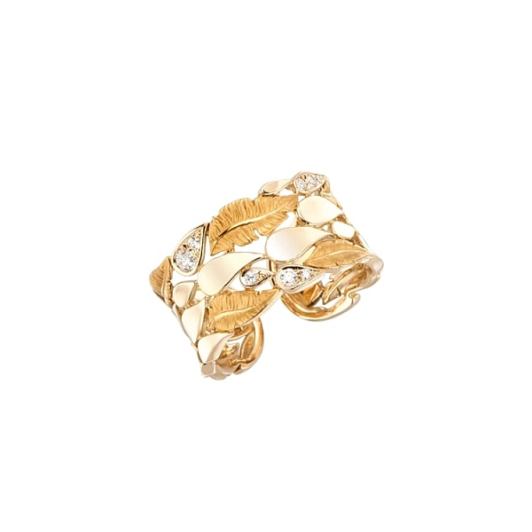 Magerit Hechizo Romance 镶钻金戒指