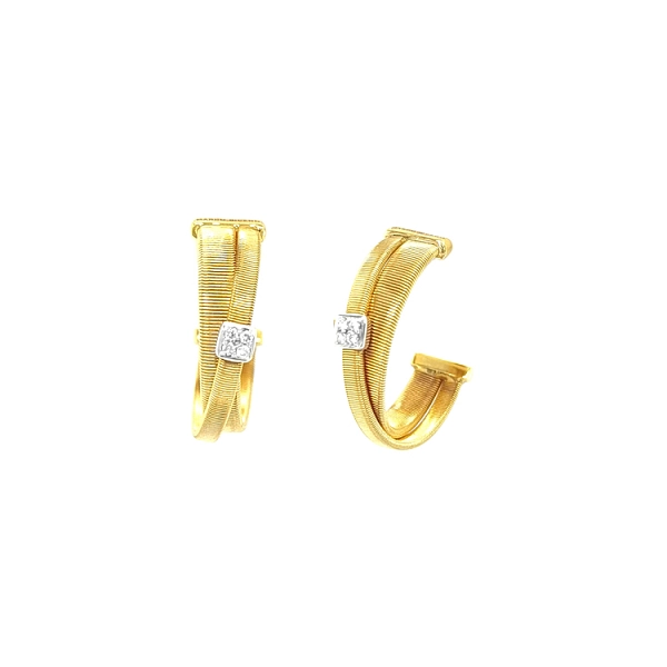 Marco Bicego Masai 镶钻金耳环