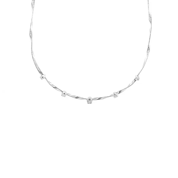 镶钻金项链 Marco Bicego Marrakech