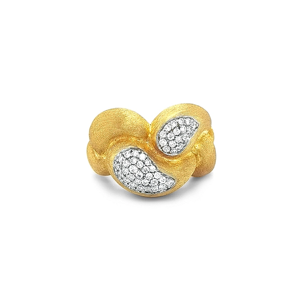 镶钻金戒指