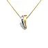 镶钻黄金吊坠