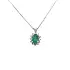 祖母绿与钻石黄金吊坠