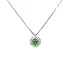 祖母绿和钻石黄金吊坠