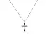 十字架镶钻黄金吊坠