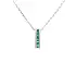 祖母绿和钻石黄金吊坠