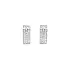 白金锆石耳环