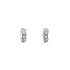 白金锆石耳环