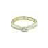 锆石金订婚戒指