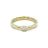 锆石金订婚戒指