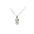 锆石组合金吊坠