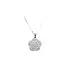 白金锆石吊坠